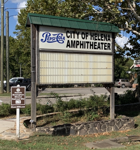 Helena Amphitheater Sign